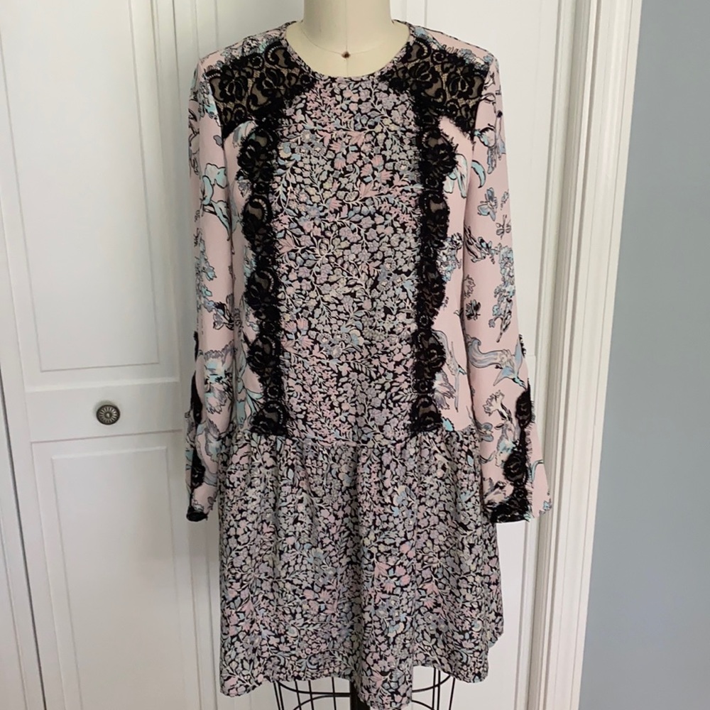 BCBGMaxAzria Floral Dress size XXS
